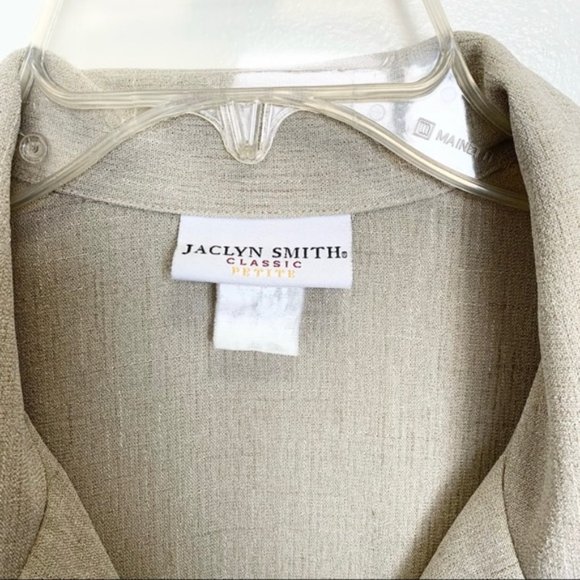 CLASSIC Light Beige Button Up Blazer PETITE XXL - Picture 8 of 8